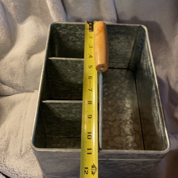 COPY - Rae Dunn Galvanized Utensil Holder “HOLD” NWT - Picture 4 of 5